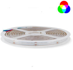 Multibrand Banda LED COB RGB, 15W/M, 24V, 576 Led/M, IP65, Rola 5 Metri (19284-)