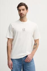 Giorgio Armani pamut póló fehér, férfi, nyomott mintás, XM000363 AF12308 - fehér XL