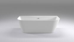 Belform Cada freestanding semirotunda Belform Selene acril 150x75 cm, alb (27FR0004)