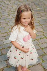 Konges Sløjd szoknya TULLIE SMOCK SKIRT bézs, mini, harang alakú, KS103186 - bézs 110-116