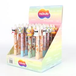 Nebulo Zseléstoll radírozható, nyomógombos, pörgetős kutyus 24 db/display Nebulo (61043) - irodasziget