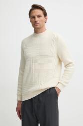 Barbour gyapjú pulóver férfi, bézs, MKN1605 - bézs XXL