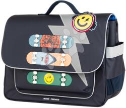 Jeune Premier Servietă școlară It Bag Midi Skate Jeune Premier design ergonomic de lux 30*38 cm (JPITD25247)