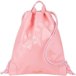 Jeune Premier Ghiozdan tip sac pentru încălțăminte și trening City Bag Baby Pink Jeune Premier design ergonomic de lux 40*36 cm (JPCI025229)