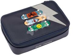 Jeune Premier Penar școlar Pencil Box Filled Skate Jeune Premier design ergonomic de lux 20*7 cm (JPPF025247) Penar
