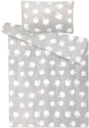 sleep well mikroflanel ágyneműhuzat, báránykás, világosszürke, 90×135 + 40×60 cm (01851-OVECKYSVSEA)