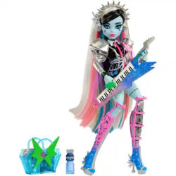 Mattel Monster High Amped Up Frankie Stein rocksztár metál baba gitárral (HNF84) - morzsajatekbolt