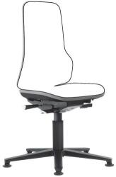 Bimos ESD műhelyszékváz Bimos 9570E háttámlával Bimos Neonhoz, szinkron mechanikával, siklókkal, szürke/kék