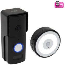 Somogyi Elektronic DPV WIFI 100 5 az 1-ben smart videó kaputelefon szett, vezeték vélküli, Tuya platform, megfigyelő kamera, riasztó funkció, IP54 védettség (177917)