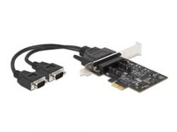 Delock PCI Express Kártya > 2 x RS-422/485 soros csatlakozó 15 kV ESD védelemmel (90048) - bluechip