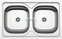 CATA - Mosogatótálca kétmedencés C-2 AG/C