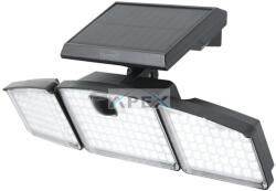 Somogyi Elektronic FLP3SOLAR napelemes LED reflektor, 700 lumen, mozgásérzékelő, 3 világítási mód, IP65 - webmuszaki