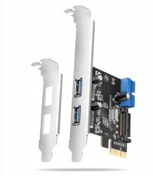 AXAGON PCI-Express Axagon kártya 2 külső és 2 belső 5Gbp Usb porttal (PCEU-232RS)