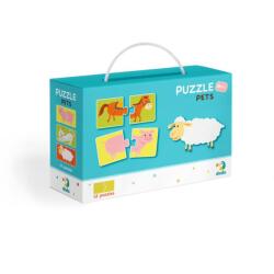 dodo Duo Állatok 2X12db-os puzzle (DOP300115) (DOP300115) (DOP300115)