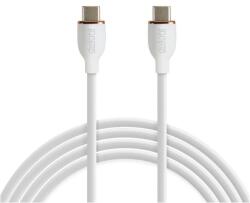 Delight Adatkábel, Type-C / Type-C, fehér, 1 m, 3 A, 60 W, 55554WH-1