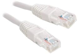 XtendLAN UTP Cat5e RJ45 Patch kábel 1m - Fehér (PK_5UTP010WHITE) (PK_5UTP010WHITE)