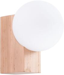 Sollux Bulbo oldalfali lámpa 1x8 W fehér-fa SL. 1682
