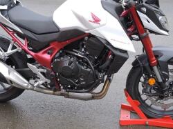 RDMOTO Engine guards RDMOTO CF166KDPH01 fekete (with protectors)