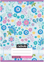 Nebulo Nebulo: Tűzött 3. osztályos színes virágok mintás vonalas füzet 12-32 A/5 (VO3-CM-A5-12345878) - innotechshop