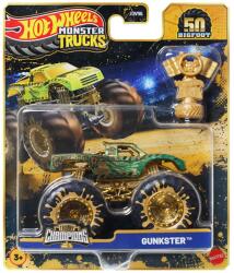 Mattel Hot Wheels Monster Trucks: Gunkster bajnok kisautó serleggel 1/64 - Mattel (JDV96/JDV99) - innotechshop