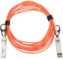 Extralink SFP+ Aktív optikai DAC kábel 5m - Narancssárga (EX. 15906) (EX.15906)
