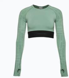 GYMSHARK Női hosszú ujjú edzőfelső Gymshark Vision Crop Top L zöld