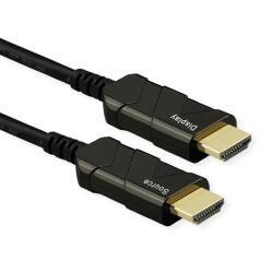 Roline 14.01. 3485-1 HDMI - HDMI 2.1 Optikai Kábel 20m - Fekete (14.01. 3485-1) (14.01.3485-1)