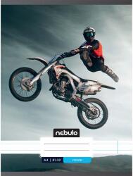 Nebulo Nebulo: Tűzött vonalas motocross mintás füzet 81-32 A/4 (VO-XM-A4-12347711) - innotechshop