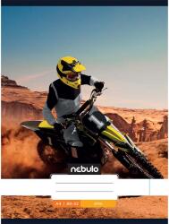 Nebulo Nebulo: Tűzött sima motocross mintás füzet 80-32 A/4 (SI-XM-A4-12347957) - innotechshop