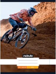 Nebulo Nebulo: Tűzött sima biciklis mintás füzet 80-32 A/4 (SI-XM-A4-12347926)