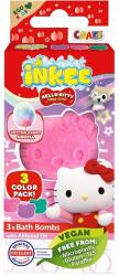Flair Craze Inkee: Vegán fürdő bomba formák - Hello Kitty vattacukor aromával 3db-os (INK-50538EN)