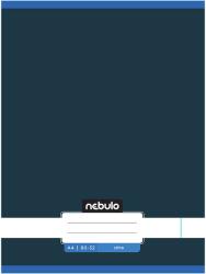 Nebulo Nebulo: Tűzött sima grafitkék színű füzet 80-32 A/4 (SI-MGM-2-A4-12348954) - innotechshop