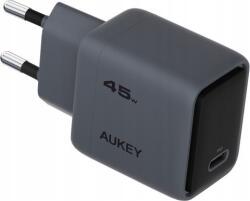 AUKEY Comet USB-C Hálózati Gyorstöltő Adapter 45W - Fekete (PA-C2) (PA-C2)