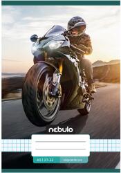 Nebulo Nebulo: Tűzött versenymotor mintás kockás füzet 27-32 A/5 (NR-2-VM-A5-20250310) - innotechshop