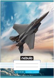 Nebulo Nebulo: Tűzött 4. osztályos vadászgép mintás vonalas füzet 21-32 A/5 (VO4-1-VM-A5-12346325) - innotechshop