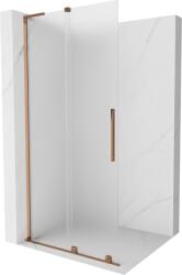 Mexen Velar L, eltolható zuhanyparaván Walk-in 90 x 200 cm, 8 mm-es matt üveg, rózsaszín arany, 871-090-003-33-60 (871-090-003-33-60)