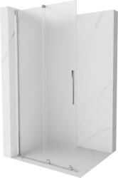 Mexen Velar, zuhany paraván tolóajtóval Walk-in 120 x 200 cm, 8 mm-es matt üveg, króm, 871-120-000-33-01 (871-120-000-33-01)