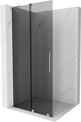 Mexen Velar L, eltolható zuhany paraván Walk-in 100 x 200 cm, 8mm szürke üveg, króm, 871-100-003-43-01 (871-100-003-43-01)