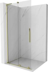 Mexen Velar L, eltolható zuhany paraván Walk-in 110 x 200 cm, 8 mm átlátszó üveg, arany fényes, 871-110-003-03-50 (871-110-003-03-50)