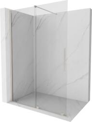 Mexen Velar, zuhany paraván tolóajtóval Walk-in 150 x 200 cm, 8 mm átlátszó üveg, csiszolt acél, 871-150-000-03-97 (871-150-000-03-97)