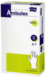 Matopat eldobható latex fehér gumikesztyű 100db (S-MA-144-S000-004)