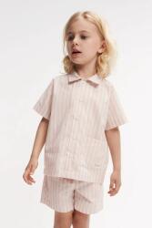 Liewood gyerek pamut melegítő szett Leona Stripe Set narancssárga, LW19795 - narancssárga 122