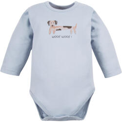 Eevi Puppy Playtime hosszú ujjú body kék - 74