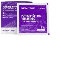Metacare Povidon-Jód 10% Törlőkednő 60X120 mm (50 db)