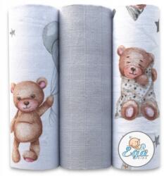 Ega Kids Muslin pelenka (3 db) - mackó