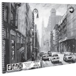 T-Creativ One Color vázlatfüzet - B5 - New York-i utca sárga taxikkal (TC25-A2900112B5-944394-2VAROS-UTCA)