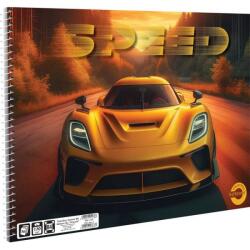T-Creativ spirálos vázlatfüzet - B4 - sportautós (TC25-A2900117B4-941386-4SPEED)