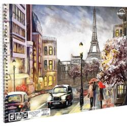 T-Creativ spirálos vázlatfüzet - B4 - Párizs (TC25-A2900117B4-941386-1PARIS)