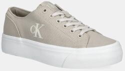 Calvin Klein sportcipő VULC FLATFORM LOW CV MG bézs, női, YW0YW01763 - bézs Női 40