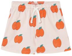Tinycottons gyerek pamut rövidnadrág APPLES SHORT rózsaszín, nyomott mintás, SS25-035 - rózsaszín 116